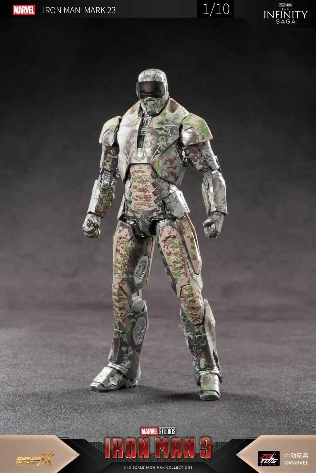 Original ZD Toys Iron Man Tony Stark MK9 MK14 MK12 MK27 MK15 MK35 MK22 MK40 Hammerhead Action Figure Anime Collect Model Gifts