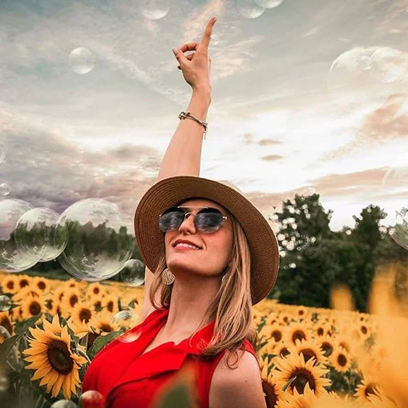 Big Size XL 63cm Travel Panama Jazz Straw Hat Summer Sun Hats for Women Men Wedding  Wide Brim Fedora Straw Beach Hat UV UPF 50+