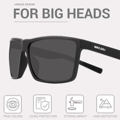 Sunglasses for Men Women with Big Heads