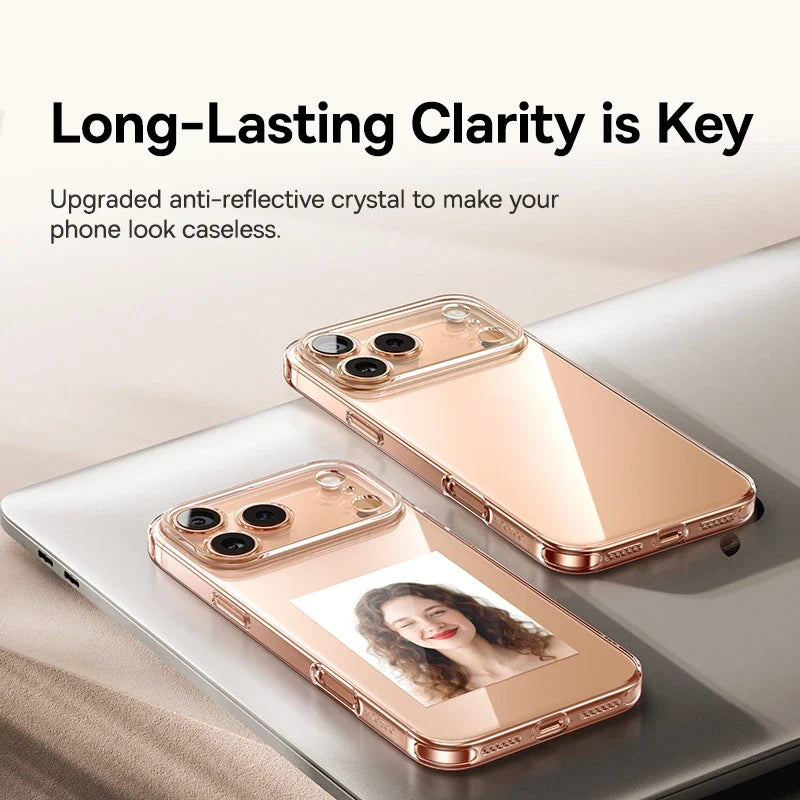 Baseus Clear TPU Case for iPhone 17 16 15 14 13 12 11 Pro Max Plus Air Soft Transparent Phone Cover Soft Thin Protective Case