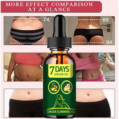 Weight Loss Oil Dissolve Thin Leg Waist Fat Burner Break Down Fat Essential Oil Body Ginger Extract Slimming Products