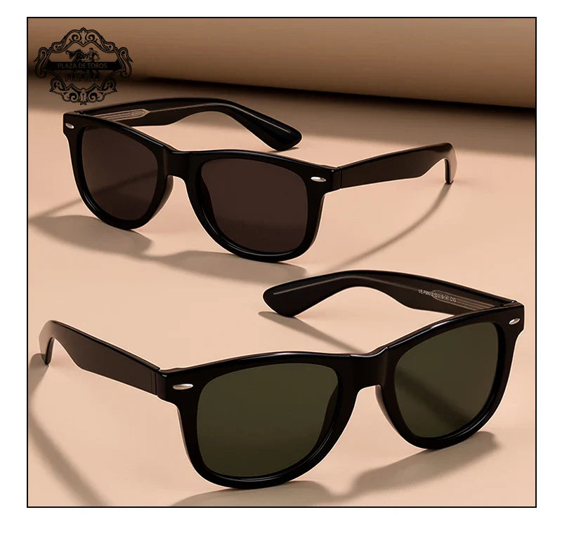 Fashion Vintage Square Sunglasses Men Women High-Quality Luxury Brand Designer Sun Glasses Driving Fishing UV400 Eyewear