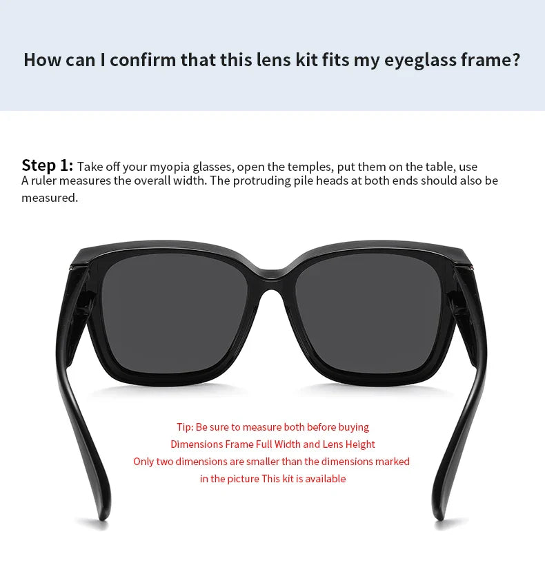 Women Polarized Sunglasses Men UV400 Night Vision Sun Glasses TR90 Big Eyeglasses Frame Driving Beach Anti Glare Shade Eyewear