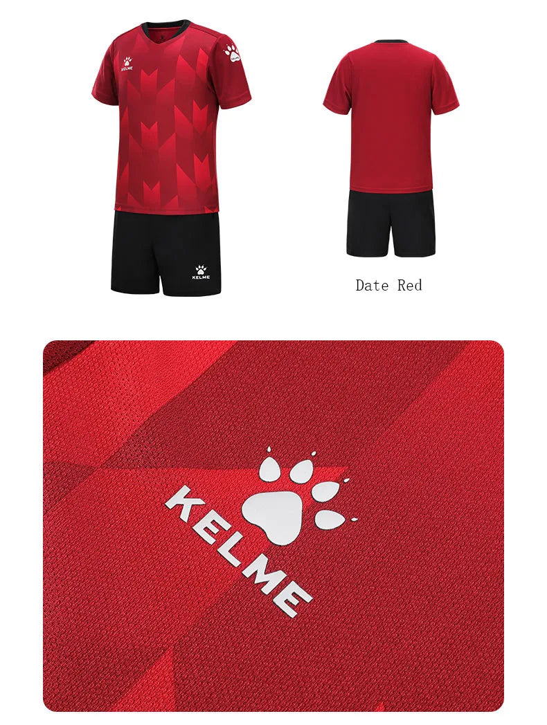 KELME Custom Kids Soccer Jersey Goalkeeper Soccer Jerseys Team Suis Short-sleeve Training Breathable Boys football  8251ZB3003
