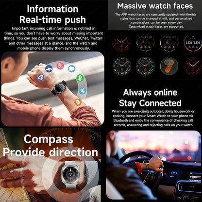 2025 New Watch 7 Ultra Smart Watch Men 3D Display Sport SmartWatch GPS NFC Compass Blood oxygen Smartwatch Women For Android IOS