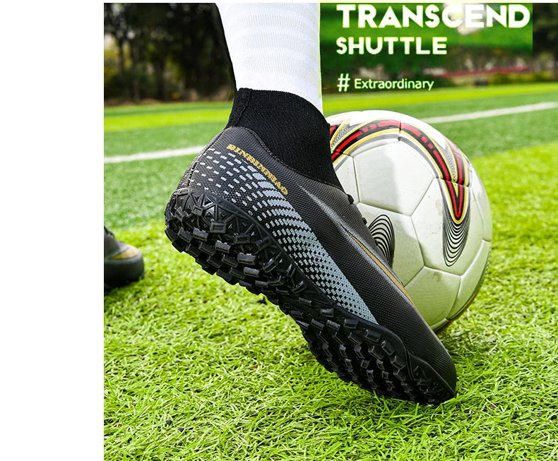 Football Boots Breathable Outdoor Lightweight Non-slip Training Soccer Shoes