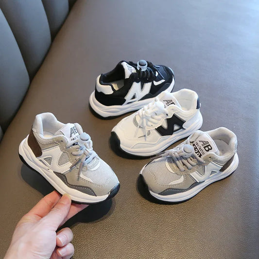 Baby Shoes Soft Sole Shoes for Boys and Girls Korean Leather Shoes Korean Sports