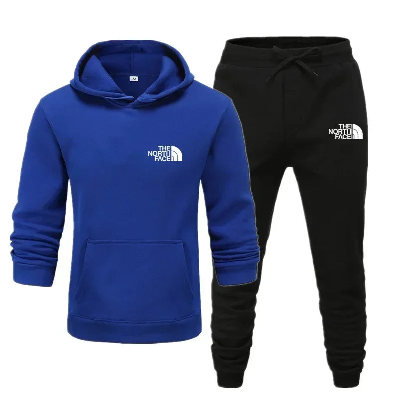 Autumn and winter hot selling men's and women's casual sports outdoor jogging hoodie set, sports hoodie and sports pants set