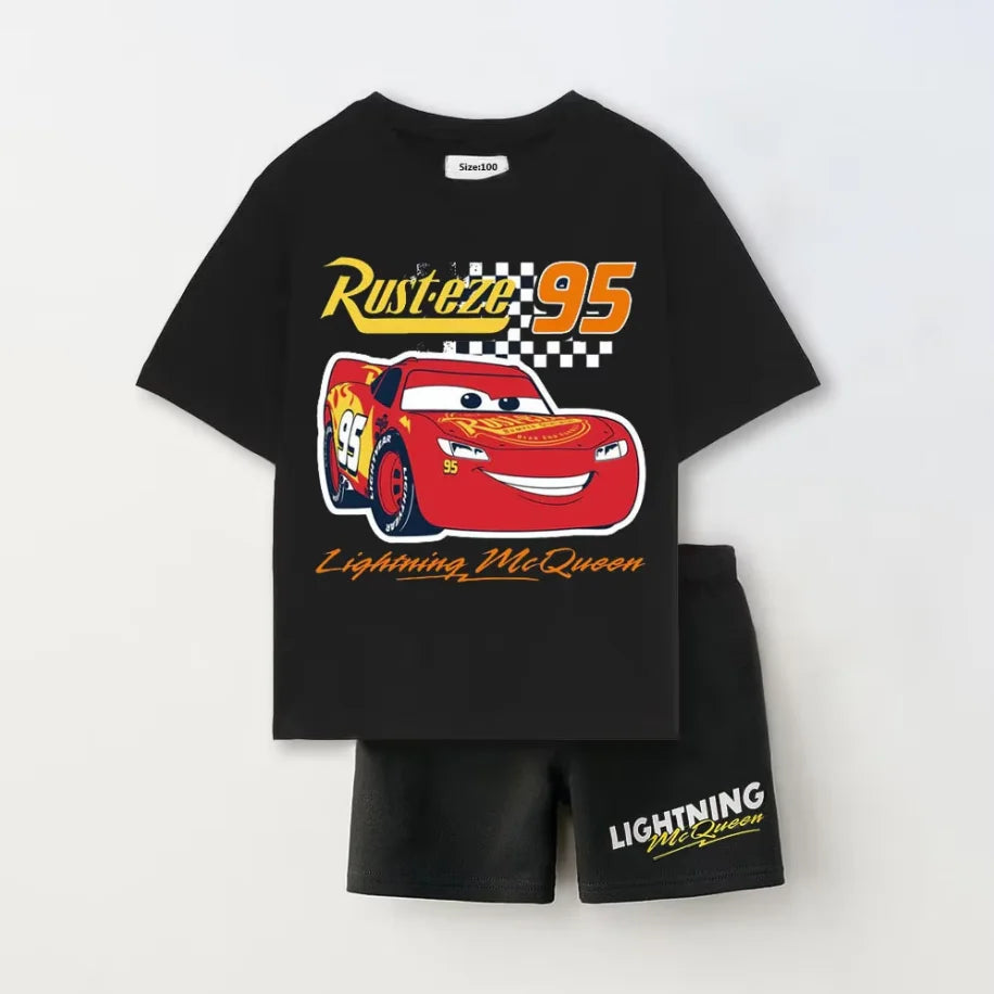 Summer Baby Clothes Sets Kids T-shirt + Shorts Children's Short Sleeve Cotton Tees Tracksuits Loose Style Kids Clothes