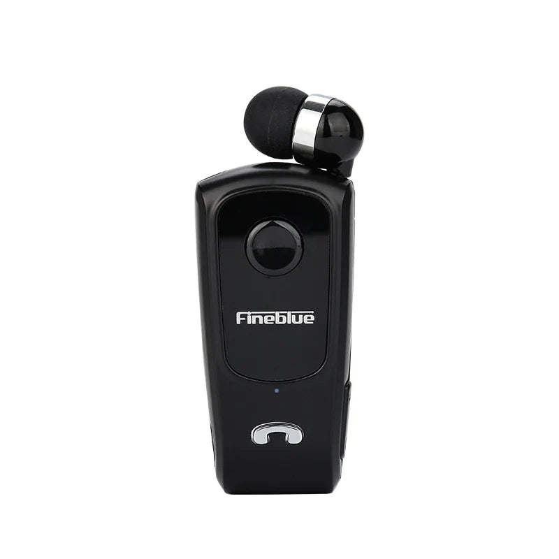 Fineblue F920 Wireless Retractable Portable Mini Bluetooth Headset Calls Remind Vibration Wear Clip Sports Running Earphone
