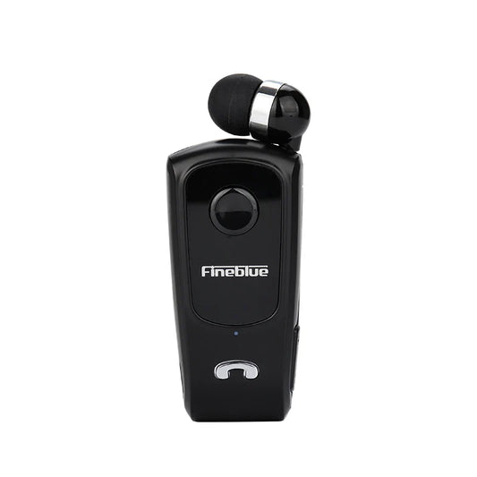Fineblue F920 Wireless Retractable Portable Mini Bluetooth Headset Calls Remind Vibration Wear Clip Sports Running Earphone