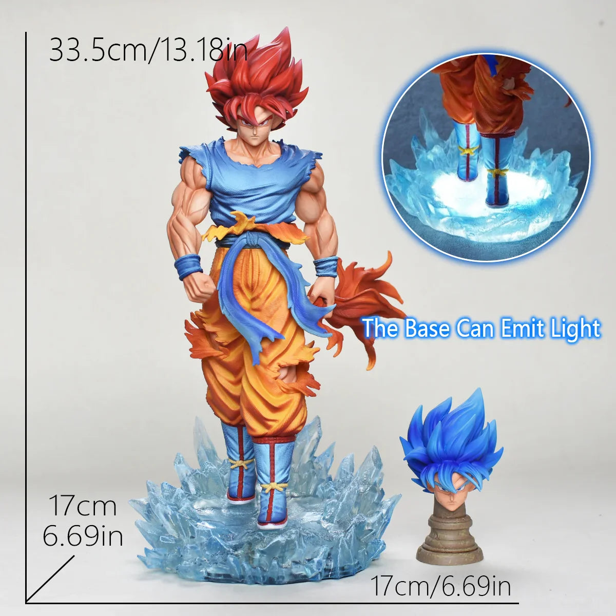 Anime Dragon Ball Z Goku Figure Super Saiyan Action Figure Collectible Statue Model Toy Gift