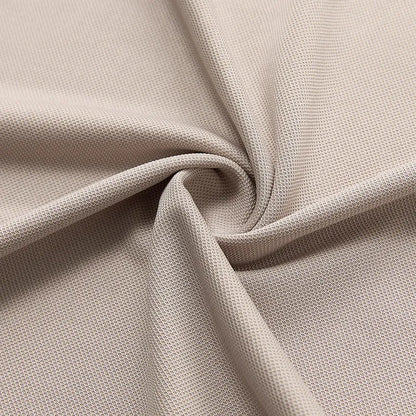 New Men's Business Casual Short Sleeved Shirt with Badge Solid Color Polo Shirt Fashionable Breathable Comfortable Versatile Top