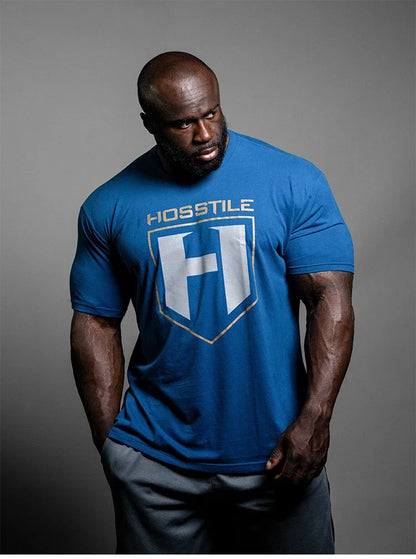 Short Sleeved Fitness American Loose Muscle Tough Guy Top Breathable Sports