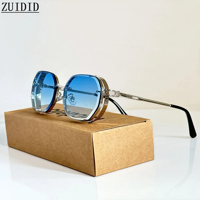 Sunglasses For Men Fashionable Square Punk Fashion Glasses Designer Sunglasses