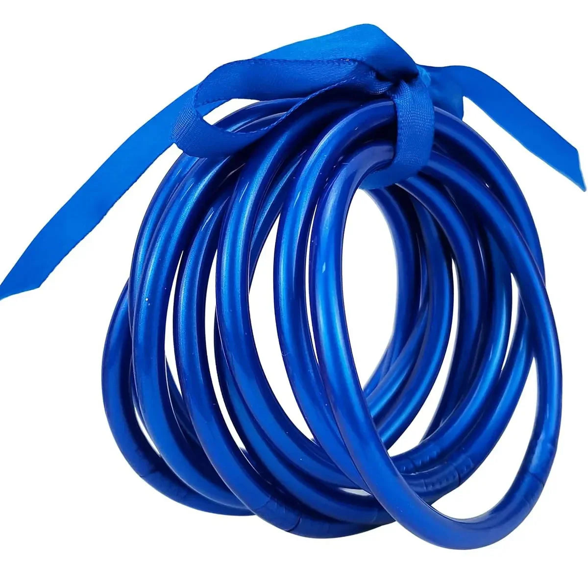 9Pcs/set Buddhist Jonc Bracelet Jewelry Lightweight Bowknot Glitter Jelly Silicone Bangle Bracelet for Women Buddha Girls