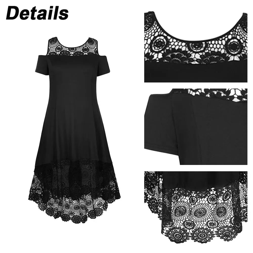 Oversized Long Dress for Women Clothing 2023 Summer Plus Size Elegant Vestidos Dress Female Party Black Formal Occas Dress