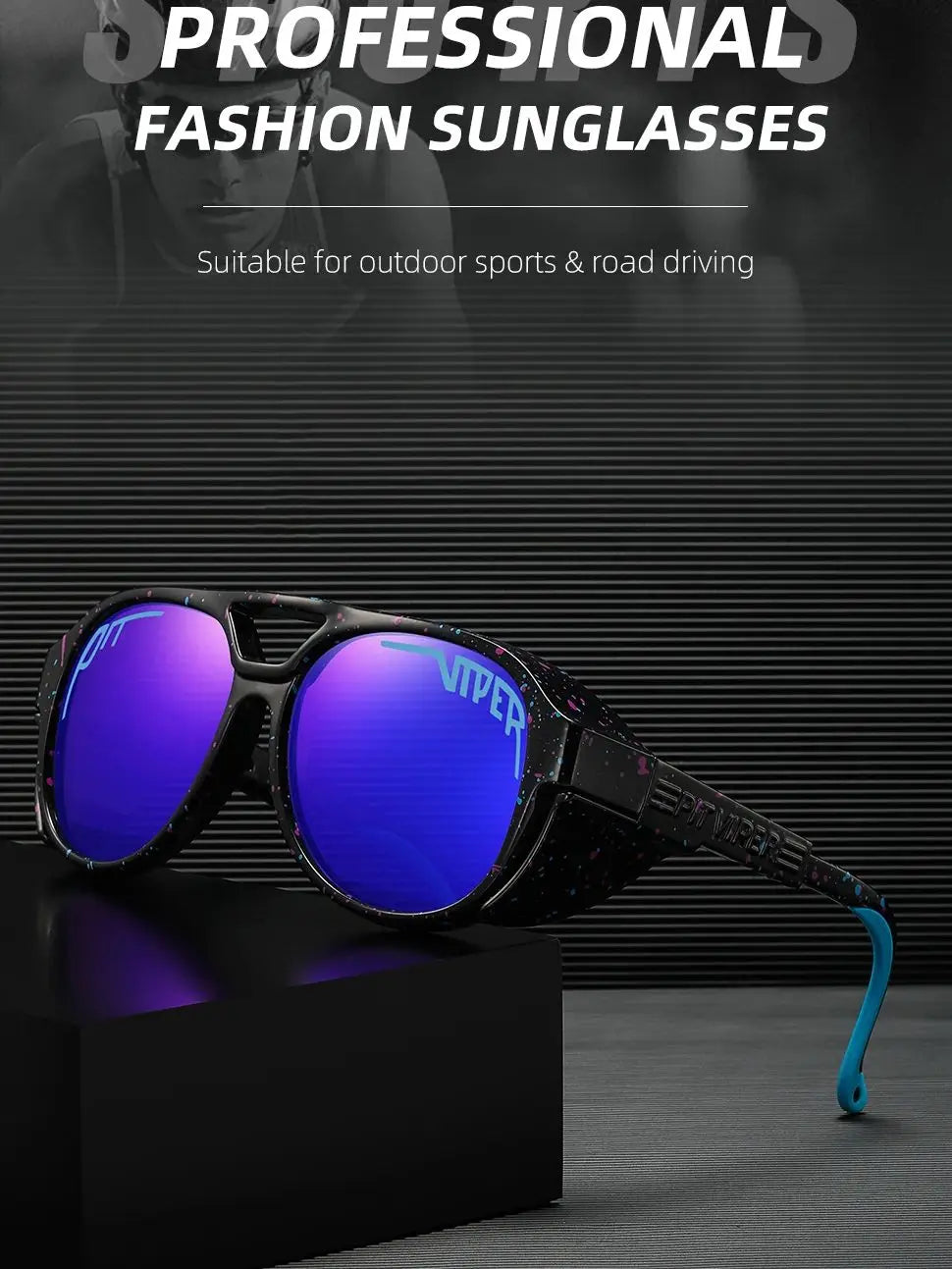 Steampunk Pit Viper Cycling Sunglasses Adult UV400 Men Women Designer Steam Punk Eyewear Vintage Sun Glasses Retro Goggles