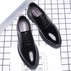 Men Suit Shoes Party Men's Dress Shoes Italian Leather Zapatos Hombre Formal Shoes