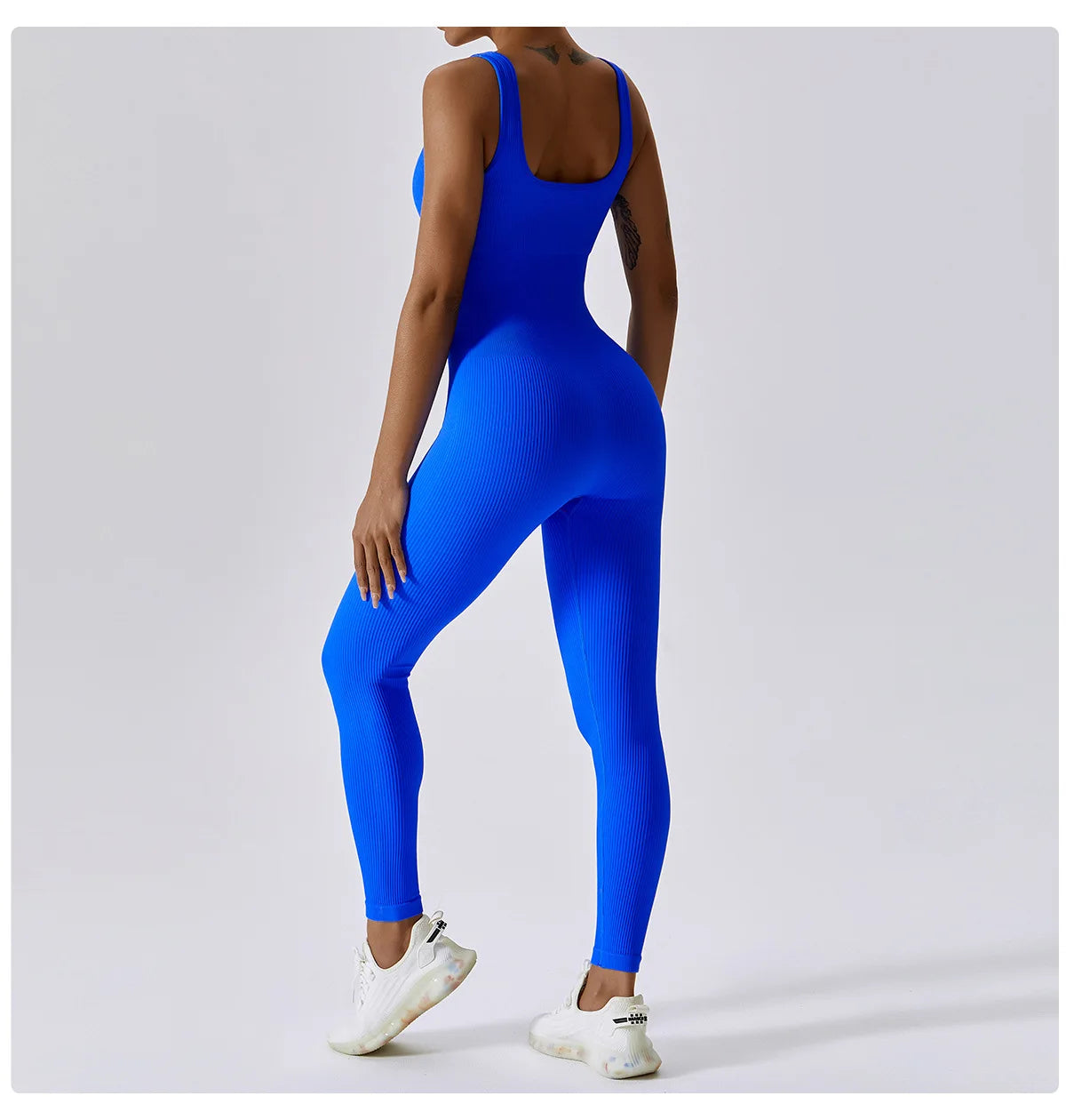 Women's Yoga One Piece Tracksuit Jumpsuit Seamless Sportswear Yoga Suit Gym