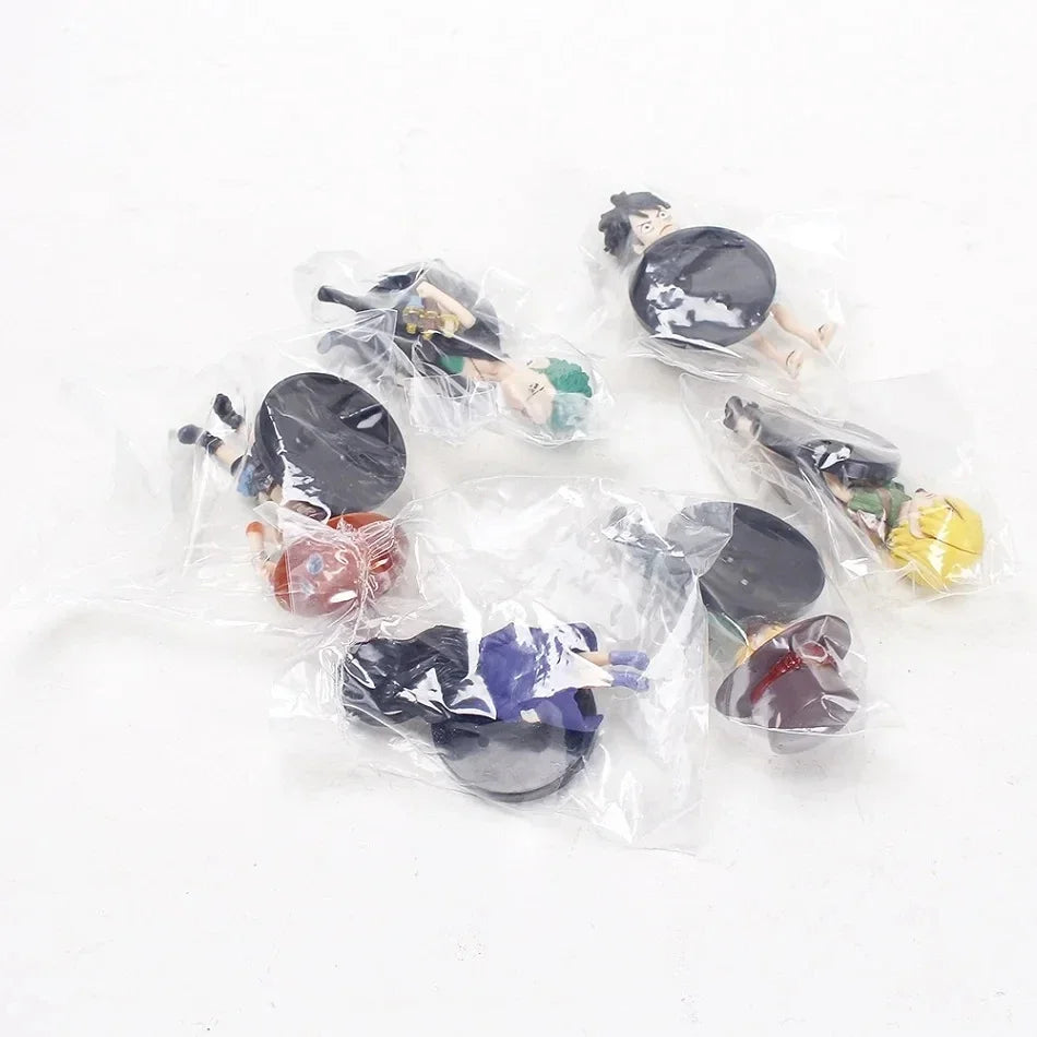 6pcs/set Anime One Piece Action Figure PVC Luffy New Action Collectible Model Decorations Doll Children Toys For Christmas Gift