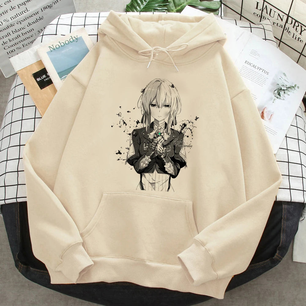 Violet Evergarden hoodies women Korean style harajuku anime 90s sweatshirts female