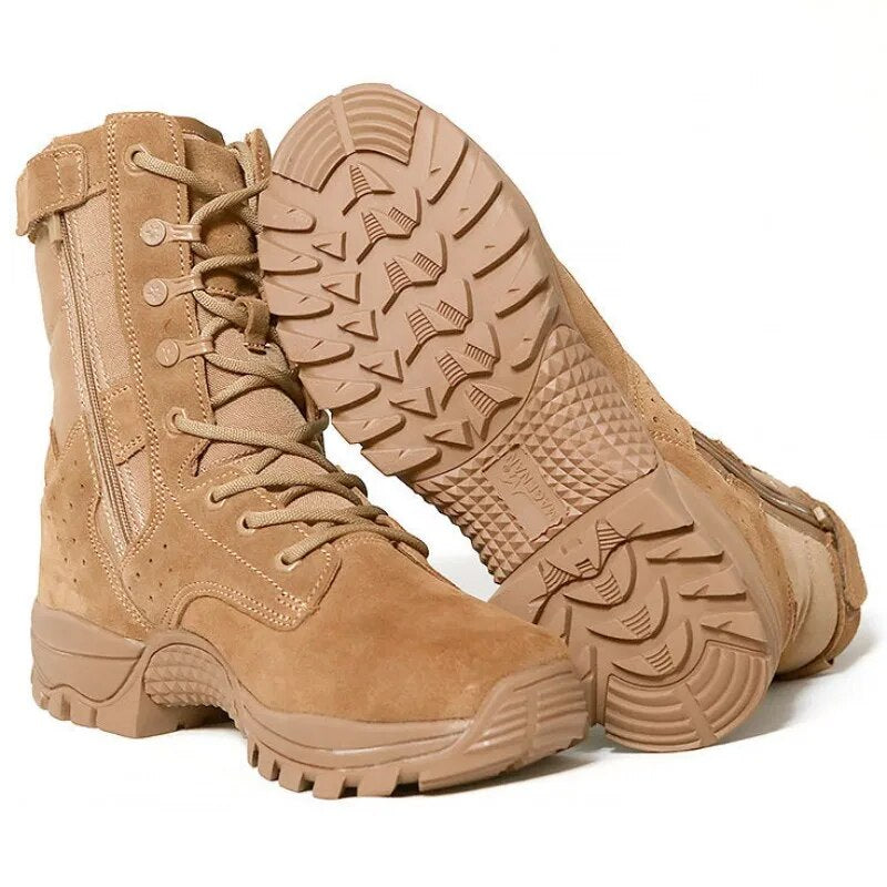 Men Boots Army Military Special Force Boot Fight Combat Train Desert Shoes