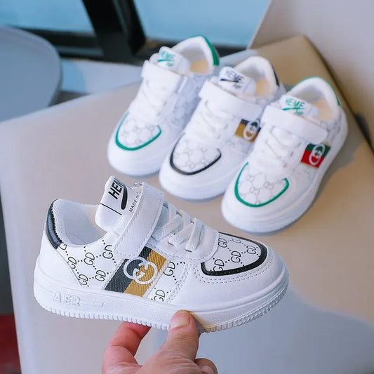 Children's Shoes Light Sneakers White Girls Boys Breathable Toddler Shoes Kids
