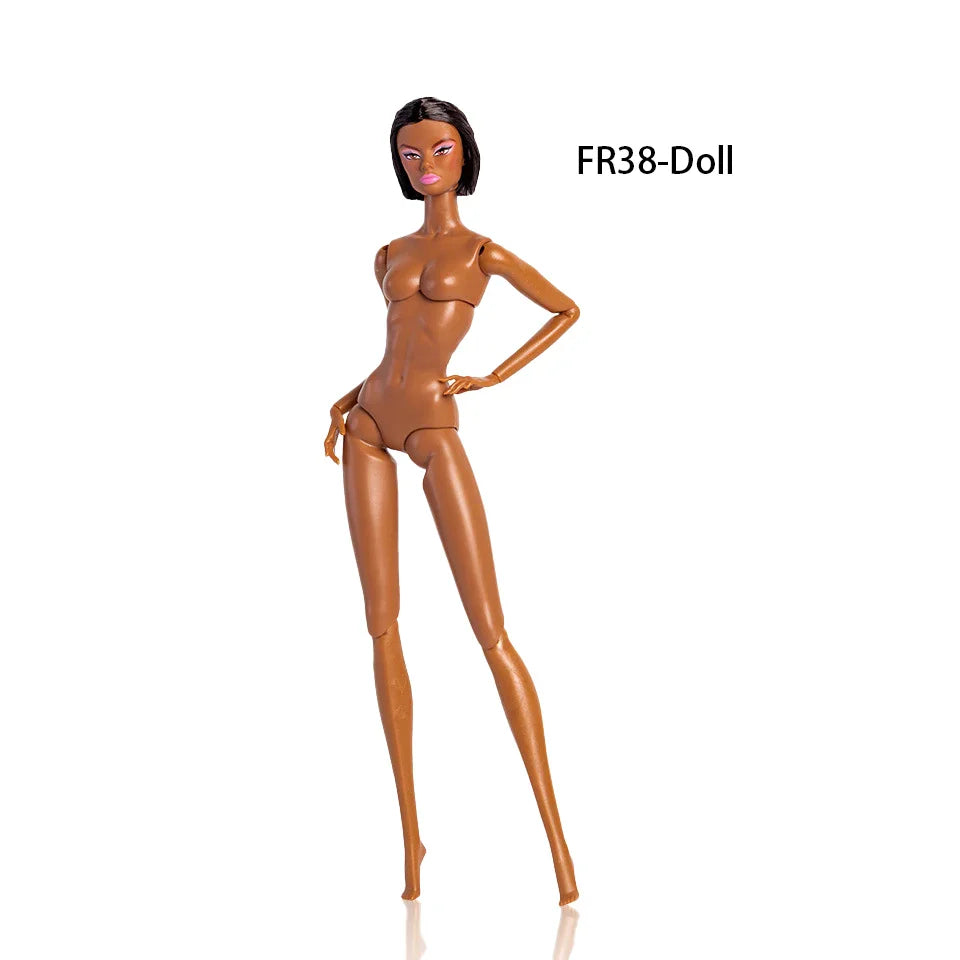 32cm European Supermodel Nude Doll Toy Original Unique Design Full Series Figure 1/6 Joint Multi Color Skin Exquisite Makeup Toy