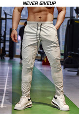 Pencil Pants Men Gym Casual Sweatpants Pant Fishing Breathable Quick-Drying Ice