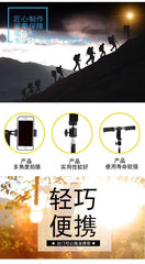 Dual Camera Phone Holder Plastic Mobile Phone Stabilizer Clip 360 Degree Rotating