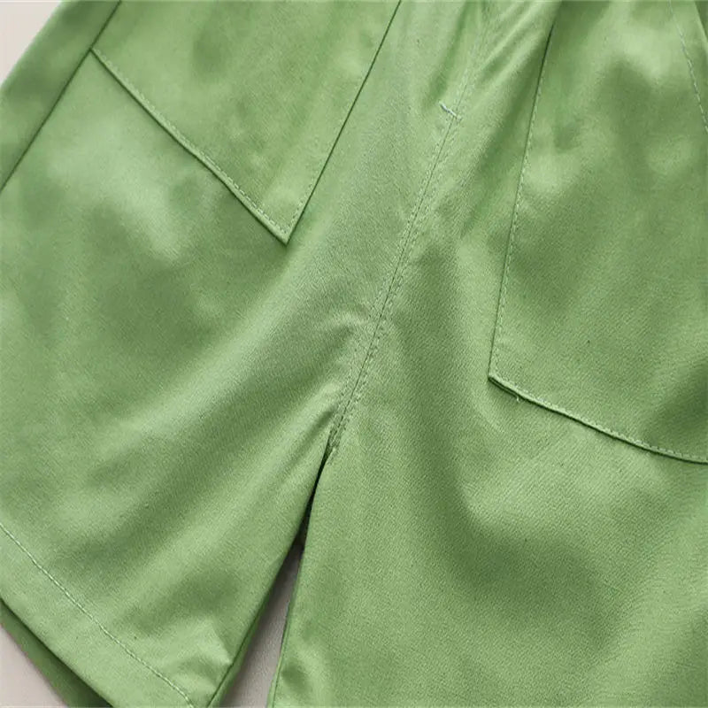 Baby Boys Toddler Big Dinosaure Short Sleeve Tops Pants 2Pcs/set Cotton Kids Outfits Clothing