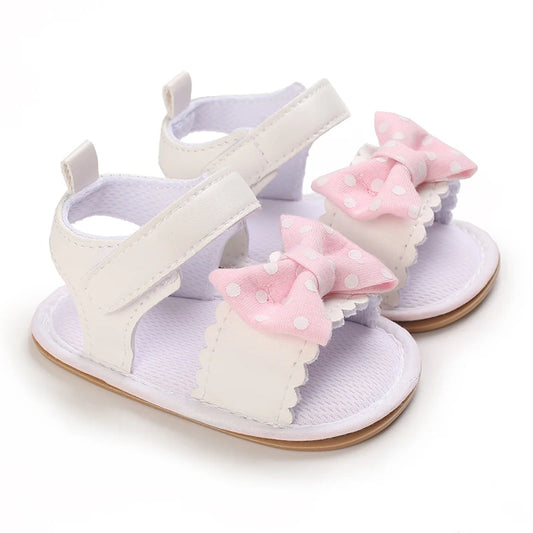 Baby Baby Shoes Girls Shoes Girls Sandals PU Leather Bow Rubber