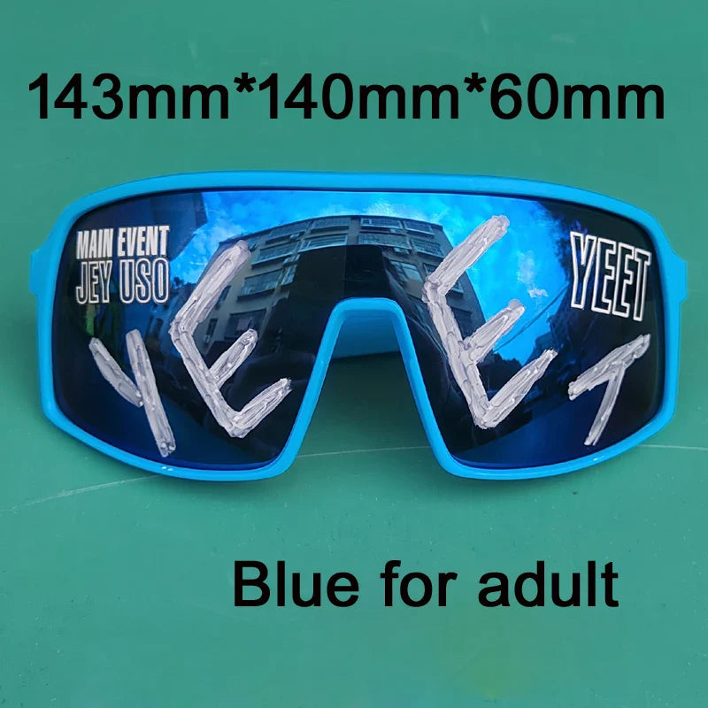Jey Uso YEET Sunglasses Sports Shades MAIN EVENT Blue Glasses Bloodline USOS RARE colors  Motorcycle glasses
