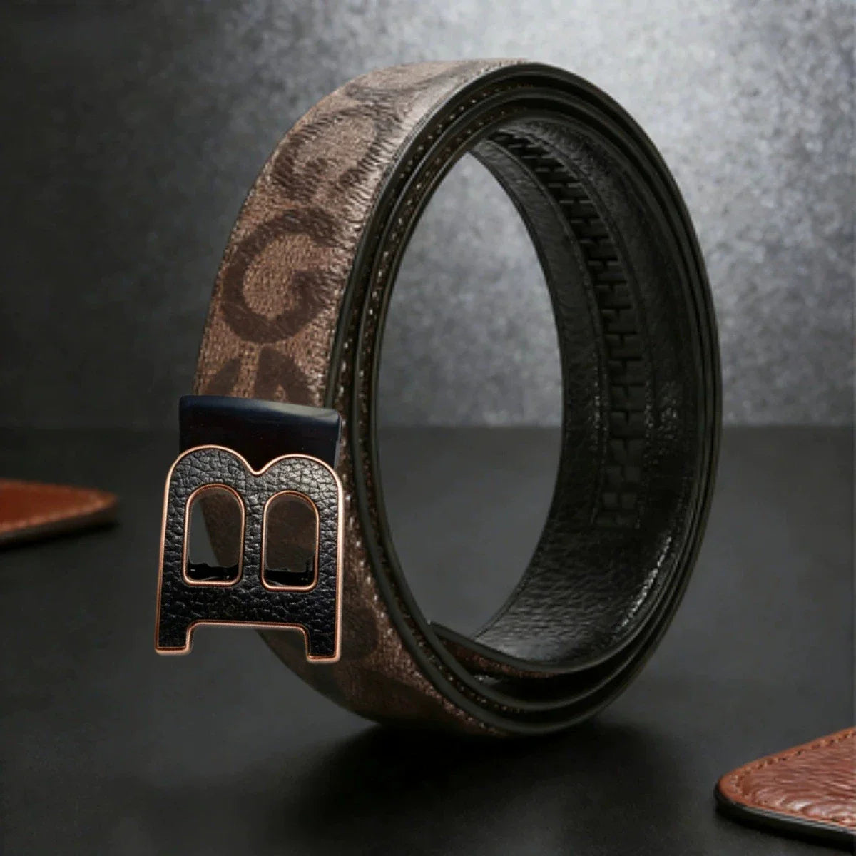 High Quality Luxury Brand Designer Canvas Belts Male Automatic B Buckle Men belts Genuine Leather Belt for men Strap for Jeans