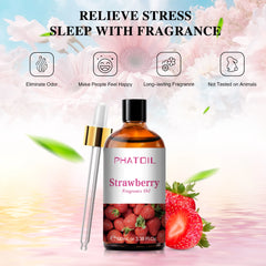 100ml Sweet Fruity Fragrance Oil for Soap Candles Making -Strawberry Mango Apple Banana Lemon Aroma Oil For Diffuser