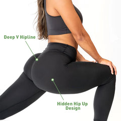 Tights Yoga Pants Hidden Scrunch Butt Sport Leggings for Women