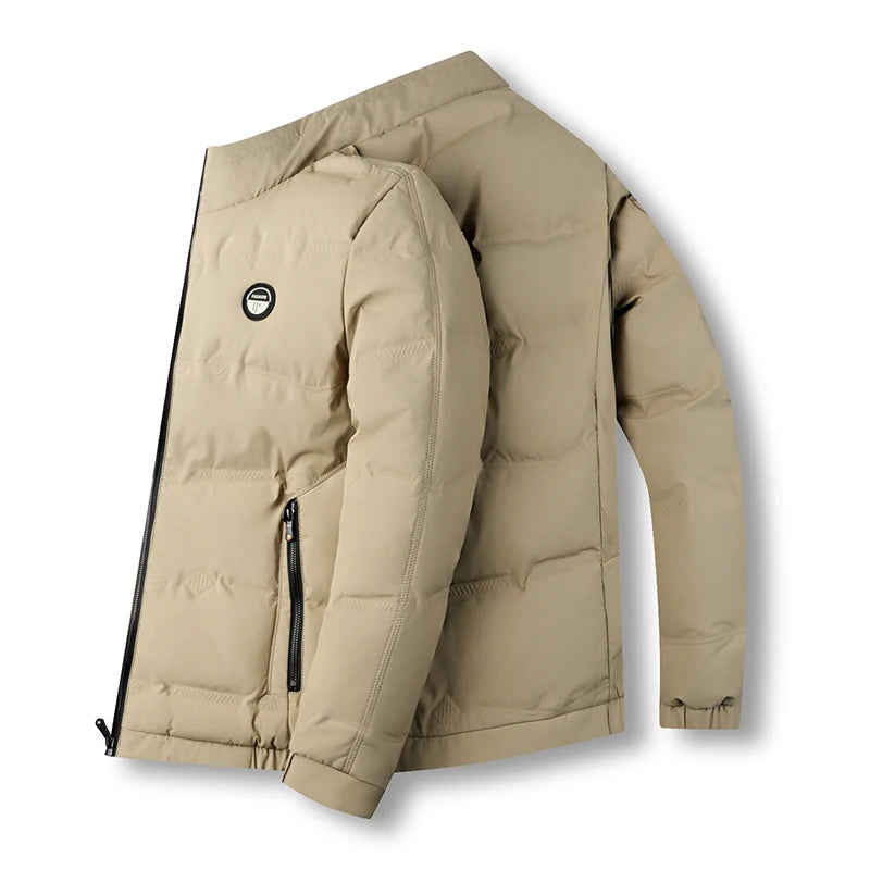 Short Thickened Warm Parka Men's Coat Down Jacket Top Printed Winter