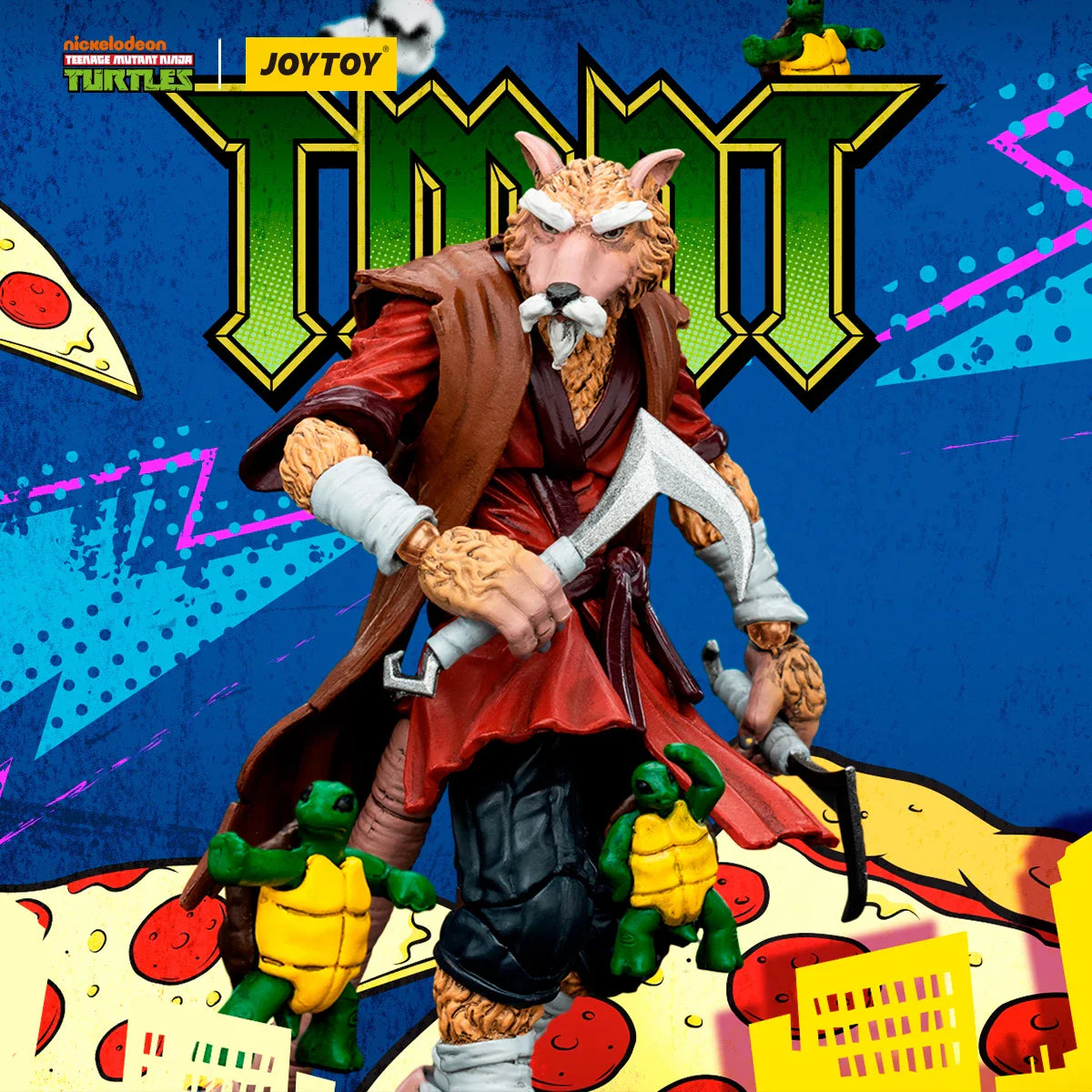 [Available in Asia]JOYTOY 1/18 Action Figure TMNT Ninja Turtles Michelangelo Donatello Leonardo Raphael Anime figures Toys Model