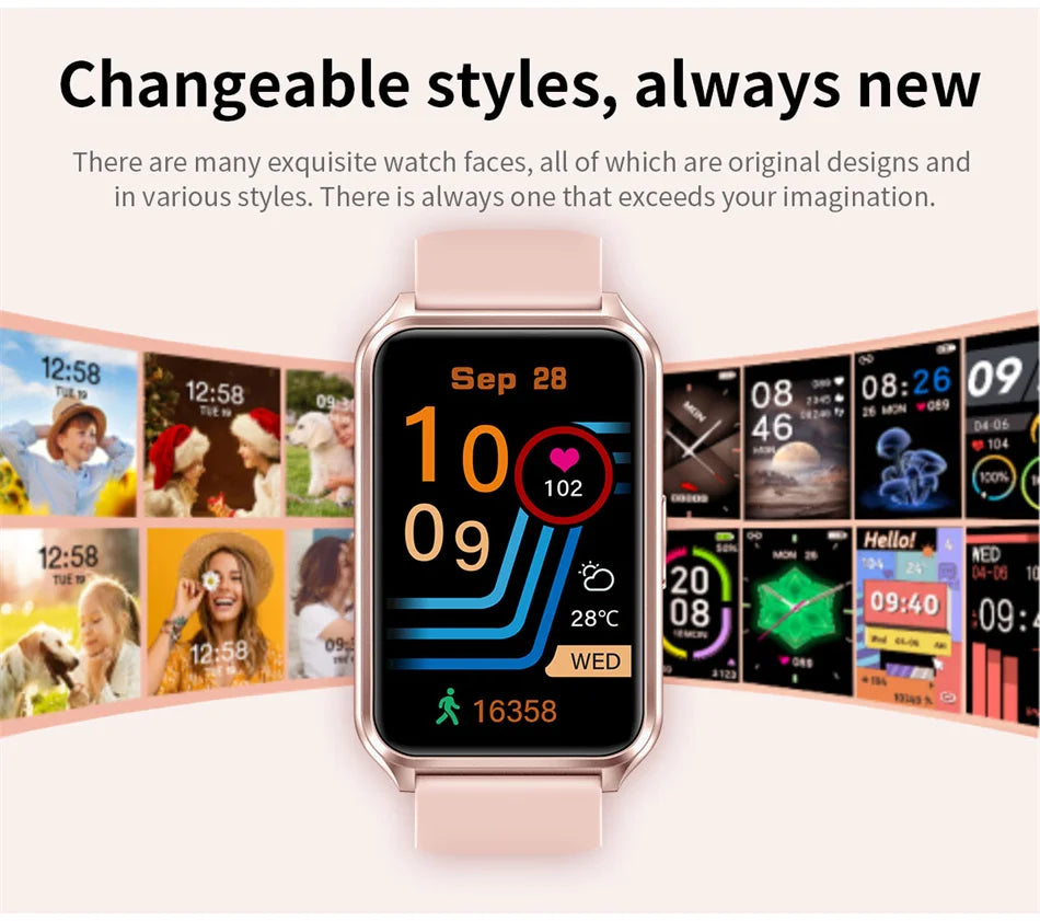 HD Bluetooth Call Smart Watch Men's Bracelet Fashion Women Smart Watch Android IOS