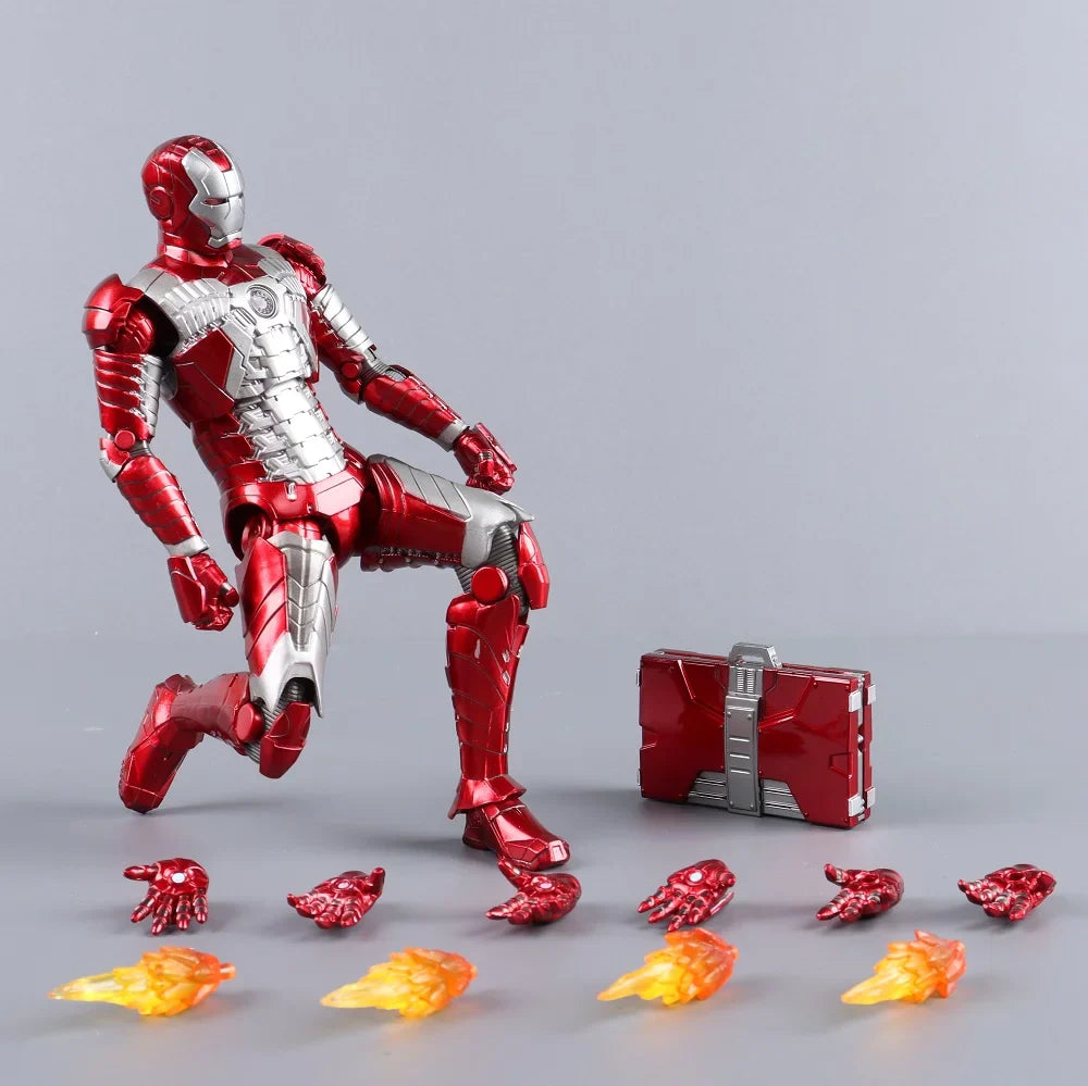 ZD Toys Iron Man Action Figure Iron Patriot MK1-7 MK17 MK33 MK85 MK30 War Machine Legends Avengers Tony Stark Collect Toy Gift