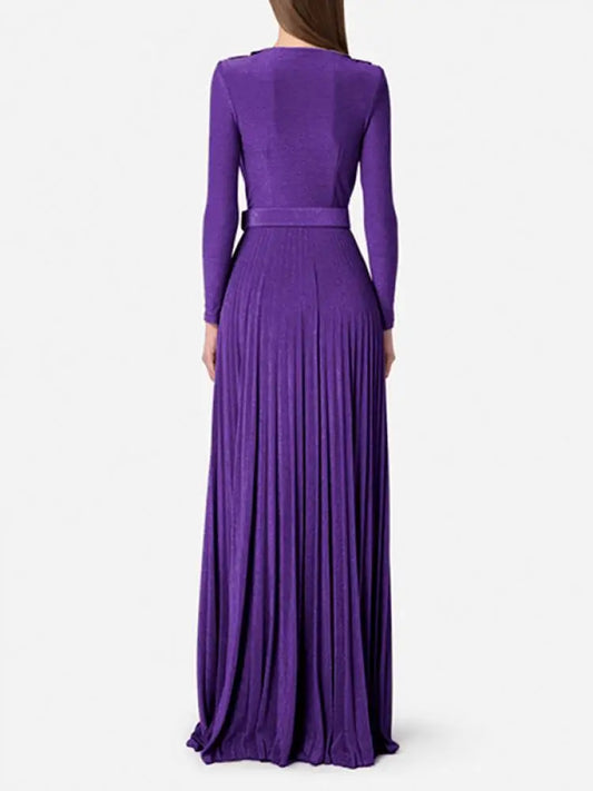 Formal attire Dresses: Evening Dress for Women V-neck Long Sleeves