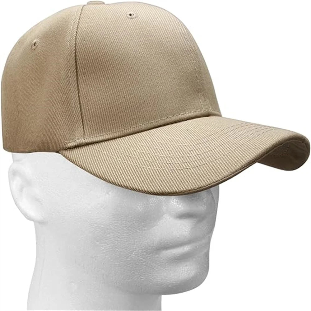 Korean Wave Solid Baseball Hat for Men and Women Fashion Versatile Casual Sports