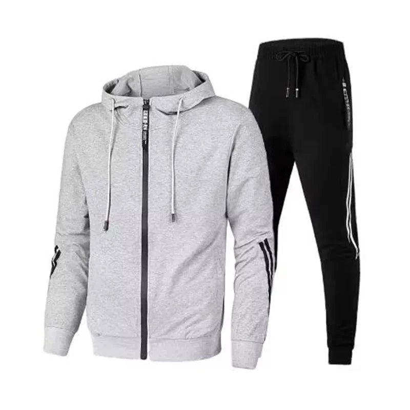 Men's Set Pullover Sweatshirt Hoodies Sweatsuit Long Sleeve High Quality Sports Suit 2025 Outdoors Daily Fashion Casual Clothing