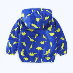 Cartoon Animal Hooded Baby Coat Boys and Girls Long Sleeve Jacket Fashion