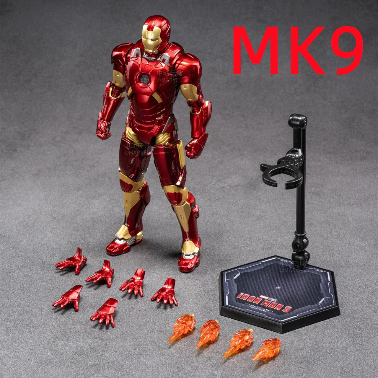 1:10 ZD Toys Iron Man MK38 Igor MK25 Striker MK26 Gamma MK36 Peacemaker MK40 MK15 Sneaky Action Figure Collections Gift