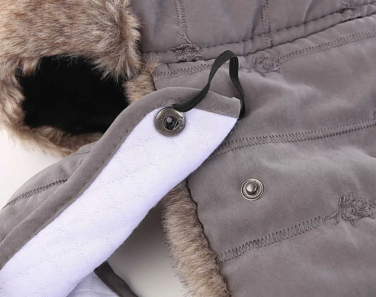 Connectyle Men's Warm Chunky Trapper Hat Removable Windproof Winter Russian Hats with Mask Ushanka Hat