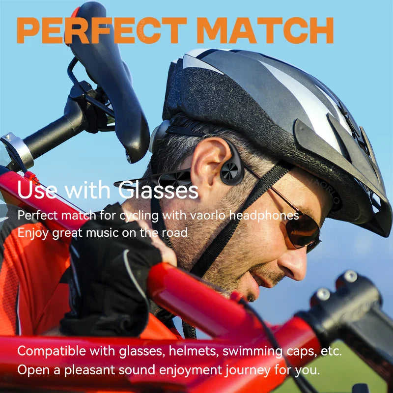 Hot IPX8 Waterproof Swimming Earphone Bluetooth 5.4 Bone Conduction Headphones With 32GB MP3 Player Wireless Headset LED Display