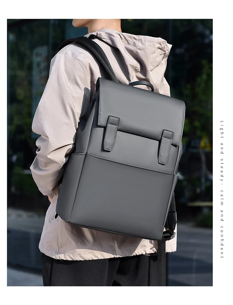Cross-border New Men's Backpack High-end Casual Versatile Business Laptop Bag Daily Commute Large Capacity Backpack