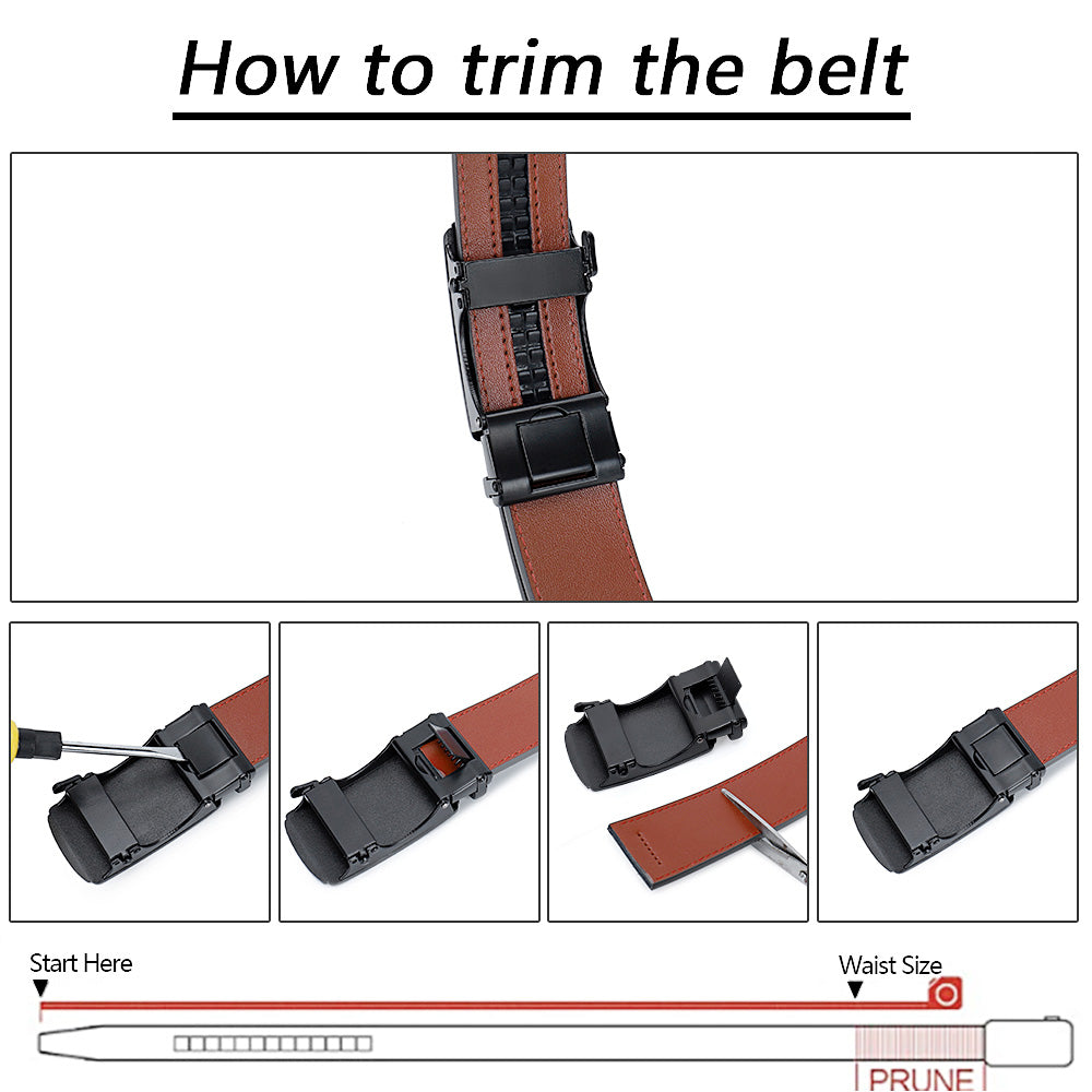 125cm Men Belts Leather Waist Strap Male Automatic Buckle Waistband Mens High Quality Girdle Belts for Women Men Gifts